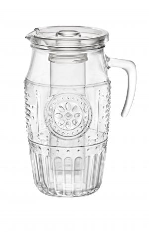 Bormioli Rocco ROMANTIC- WATER PITCHER 1.8lt CLEAR (3.35942) (x6)