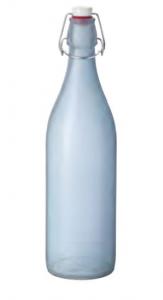 Bormioli Rocco GIARA NATURALS AQUAMARINE-BOTTLE 1.0lt W/TOP (6.66260) (x1)