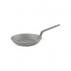 CHEF INOX ROUND FRYPAN BLACK STEEL 320x50mm/3.0mm gauge