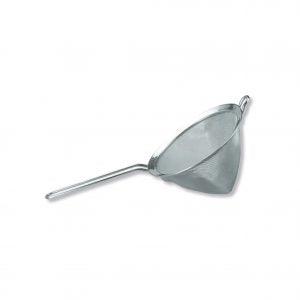 Chef Inox CONICAL MESH STRAINER-18/10 MESH+RIM 100x130mm WIRE HDL