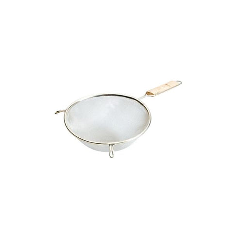 Trenton  STRAINER-MEDIUM STAINLESS STEEL MESH | 140mm  WOOD HANDLE (Each)