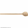 Chef Inox WOOD SPOON-350mm SOLID BEECHWOOD (x6)