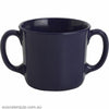 JAB GELATO-NAVY BLUE/WHITE ROUND TAPERED BOWL 145x50mm