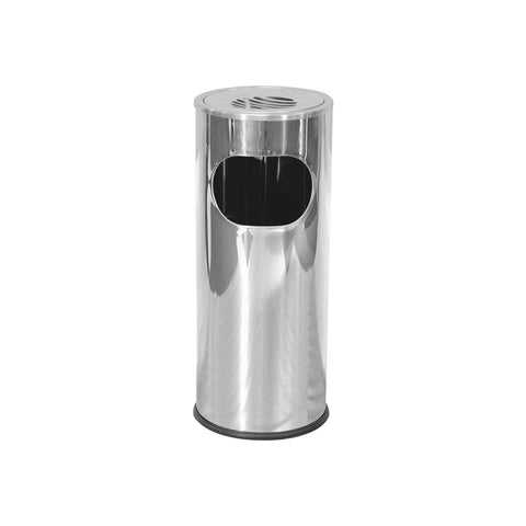 Trenton  ROUND BIN W/ASHTRAY-S/S | 250x600mm  (Each)