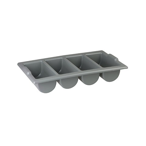 Trenton  CUTLERY BOX-4 COMP, 530x325x100mm GREY (Each)