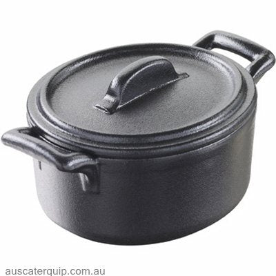 Revol REVOL BELLE CUISINE CHARCOAL MINI COCOTTE W/LID 75x65mm