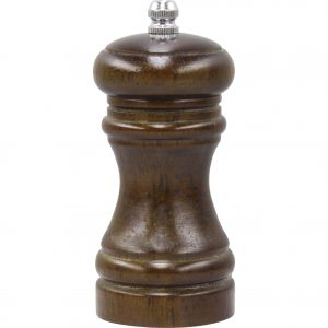 Chef Inox MILL-SALT/PEPPER-DARK WOOD CERAMIC GEAR 115mm "CAFE"