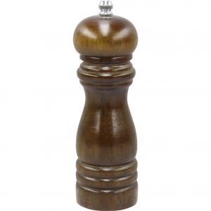Chef Inox MILL-SALT/PEPPER-DARK WOOD CERAMIC GEAR 165mm "TEMPO"