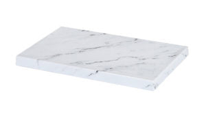 Zicco Melamine  FORM WHITE MARBLE RECT BOARD 265x162x18mm