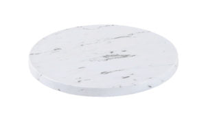 Zicco Melamine  FORM WHITE MARBLE ROUND BOARD 285x18mm