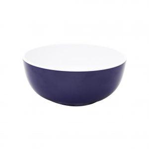 JAB JAB GELATO-NAVY BLUE/WHITE BLUE ROUND BOWL 150x60mm (x6)