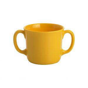 JAB GELATO CUP WITH 2 HANDLES YELLOW 250ml (x12)