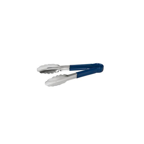 Trenton  COLOUR CODED TONG-S/S | 230mm BLUE PVC HANDLE (Each)