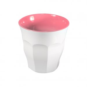 JAB JAB SORBET-WATERMELON/WHITE BODY ESPRESSO CUP 75mm200ml (x12)