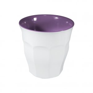 JAB JAB SORBET-GRAPE/WHITE BODY TUMBLER 90mm 300ml (x6)