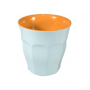 JAB JAB SORBET-MANGO/WHITE BODY TUMBLER 90mm 300ml (x6)