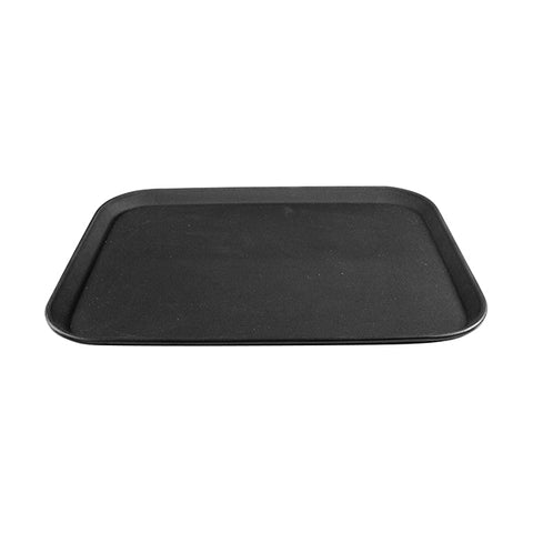 Trenton  RECT. NON SLIP TRAY-PLASTIC | 380x500mm | 15x20" BLACK (Each)