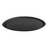 Trenton OVAL NON SLIP TRAY-PLASTIC | 680mm x 560mm | 27" BLACK (Each)