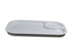 Superware SNACK TRAY WHITE  250mmx160mm (x6)