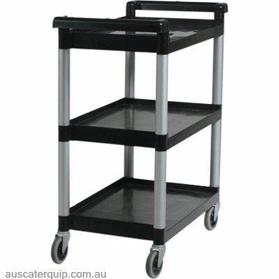 Unica TROLLEY-3 TIER BLACK 710x420x900mm