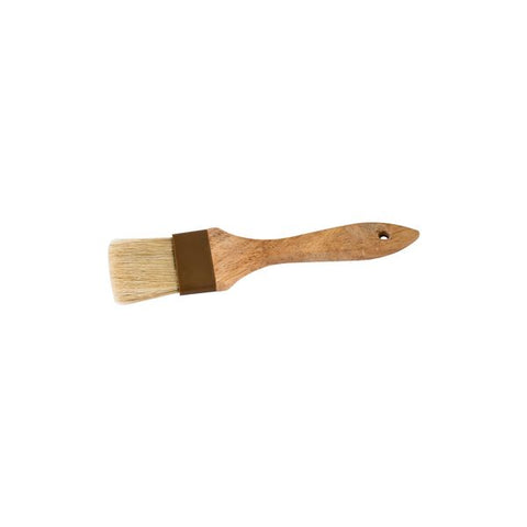 Trenton  PASTRY BRUSH-PLASTIC BAND | NATURAL BRISTLE | 25mm WOOD HANDLE (Each)