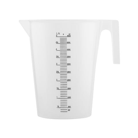 Trenton  MEASURING JUG-PP | GRADUATED | STACKABLE | 5.0lt  (Each)