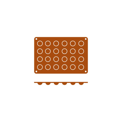 Frenti SILICON SILICON MOULD-BOLA | 24-CUP  (Each)