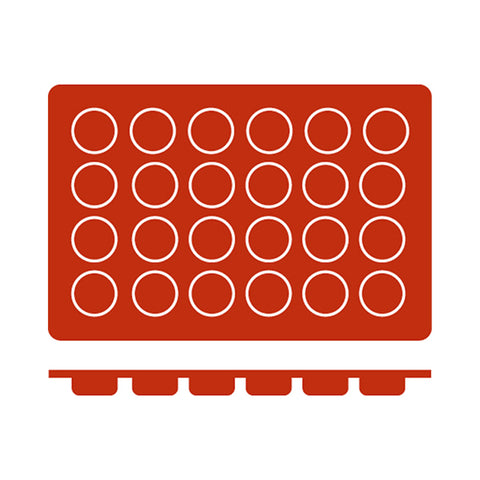 Frenti SILICON SILICON MOULD-POMPONETE | 24-CUP  (Each)