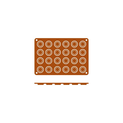 Frenti SILICON SILICON MOULD-FLORENTINO | 24 CUP  (Each)