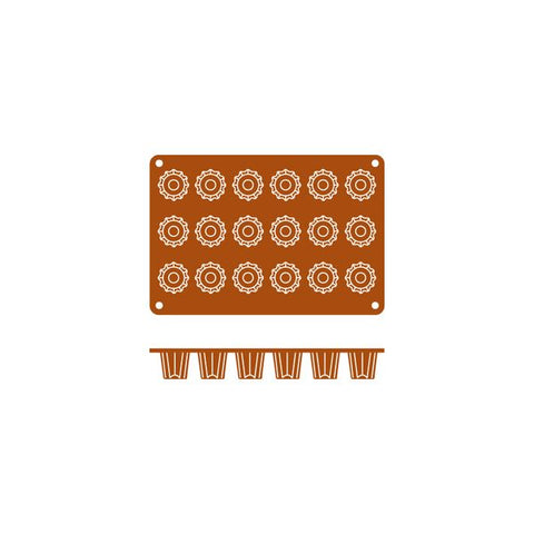 Frenti SILICON SILICON MOULD-BORDELAIS | 18-CUP  (Each)