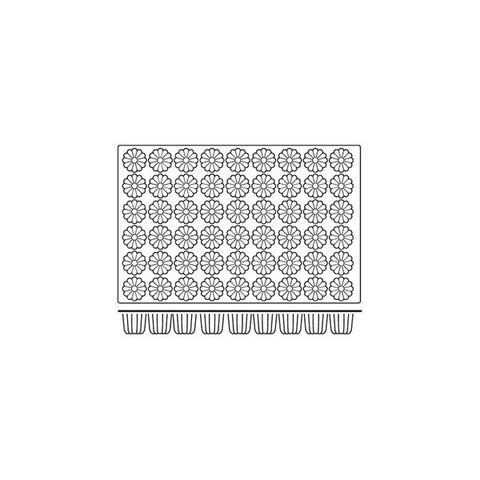 Frenti Prof SILICON SILICON MOULD-CANNELES, 54-CUP, CUP SIZE: 56x50mm/80ml  (Each)