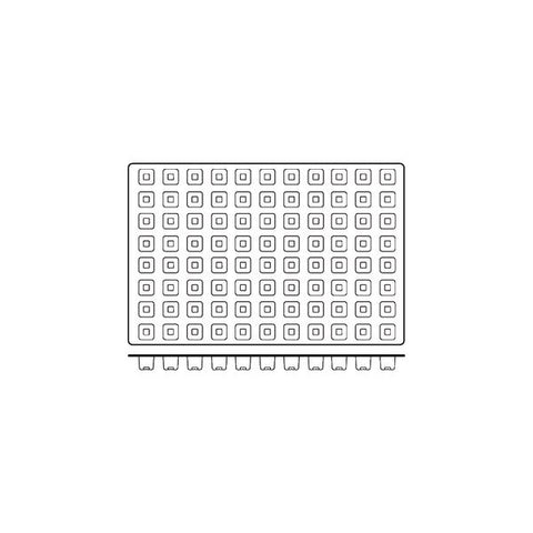 Frenti Prof SILICON SILICON MOULD-MINI CUBE, 88-CUP, CUP SIZE: 25x25x24mm/12ml  (Each)