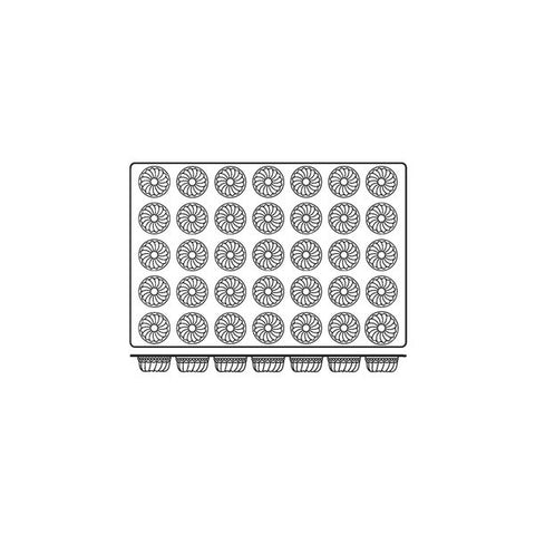 Frenti Prof SILICON SILICON MOULD-GUGEHOPF, 35-CUP, CUP SIZE: 60x38mm/90ml  (Each)