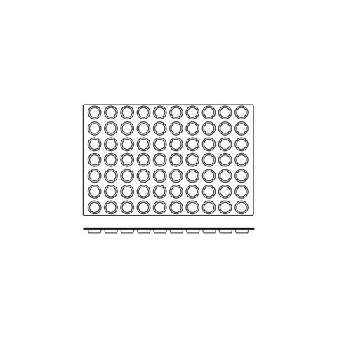 Frenti Prof SILICON SILICON MOULD-FLORENTINE, 70-CUP, CUP SIZE: 45x10mm/15ml  (Each)