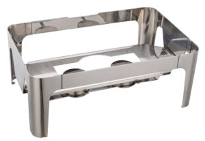Chef Inox ULTRA CHAFER STAND-Stainless Steel RECT 1/1 TO SUIT 54920