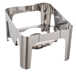 Chef Inox ULTRA CHAFER STAND-Stainless Steel RECT 1/2 TO SUIT 54921