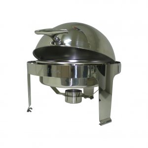 Chef Inox CHAFER-ROUND ROLLTOP Stainless Steel STACKABLE