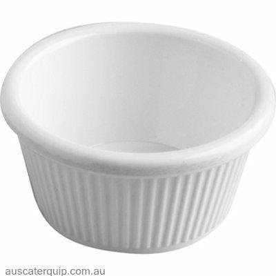 Superware RAMEKIN FLUTED WHITE - 50x30mm 50ml (x12)