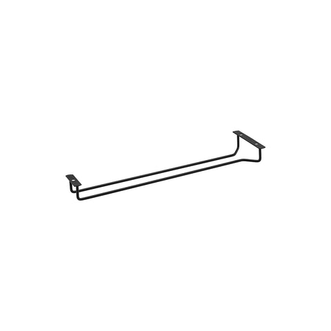 Trenton  GLASS HANGER-SINGLE ROW | 400mm BLACK (Each)