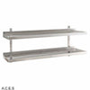 JEMI Double Tier Solid Wall Shelf - 1.0mm 900mm wide