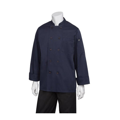 Torino Navy Basic Chef Jacket