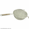 Metaltex STRAINER-FINE TIN MESH 160mm WOOD HDL - discontinued