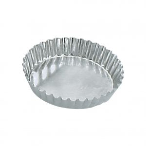 Guery TART MOULD-ROUND FLUTED 85x16mm FIXED BASE