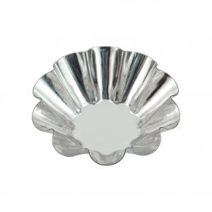 Guery BRIOCHE MOULD-75x28mm 10-RIBS FIXED BASE