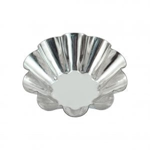 Guery BRIOCHE MOULD-90x32mm 10-RIBS FIXED BASE