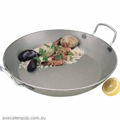 Guery PAELLA PAN-BLACK STEEL 500mm 2 HDL