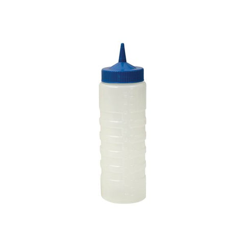 Cater-Rax  SAUCE BOTTLE-750ml CLEAR BODY | GREEN TOP (Each)