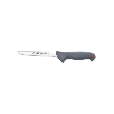 Arcos COLOUR PROF BONING KNIFE-150mm, NARROW BLADE GREY HANDLE (Each)