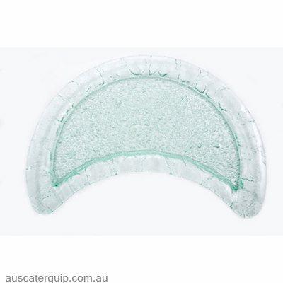 Han CRESCENT SHAPE PLATTER 600x450mm CLEAR