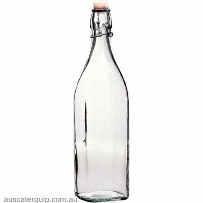 Bormioli Rocco SWING-BOTTLE 1.0lt WHITE TOP (3.14720) (x6)